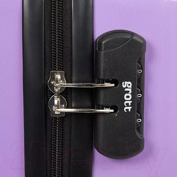 Изображение товара Чемодан на колесах Grott 227-203/18-VLT (сиреневый)