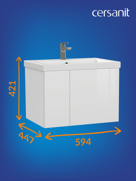 Изображение товара Тумба под умывальник Cersanit Colour 60 / 64258