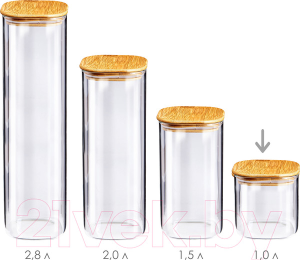 Изображение товара Емкость для хранения Appetite Studio BM2012-1S