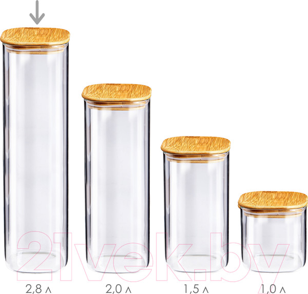 Изображение товара Емкость для хранения Appetite Studio BM2012-4S