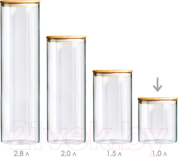 Изображение товара Емкость для хранения Appetite Studio BM2012-1R