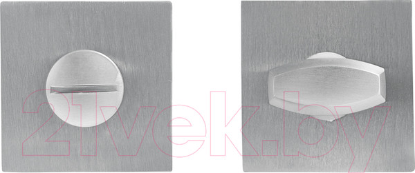 Изображение товара Фиксатор дверной защелки Аллюр АРТ BK-S2 MSC (итальянский матовый хром)