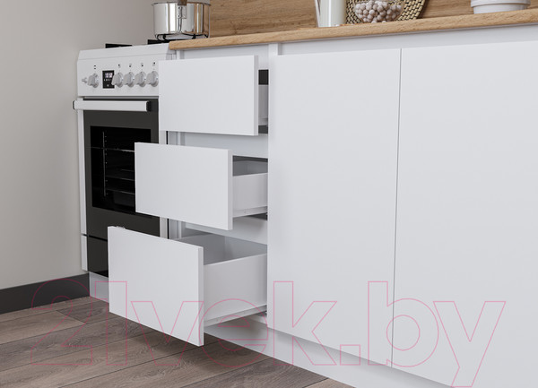 Изображение товара Кухонный гарнитур ДСВ Мори 2.0 (белый)