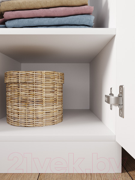 Изображение товара Шкаф ДСВ Мори МШ 400.1 (белый)