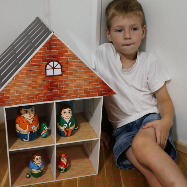 Изображение товара Матрешка сувенирная Брестская Фабрика Сувениров Набор русских матрешек Гольф / 7317