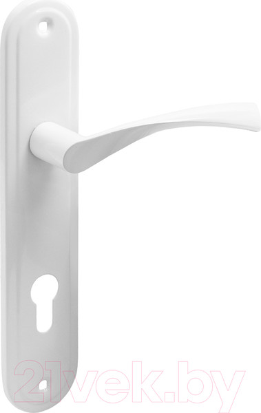 Изображение товара Ручка дверная Аллюр 103-1 85мм WW (белый)