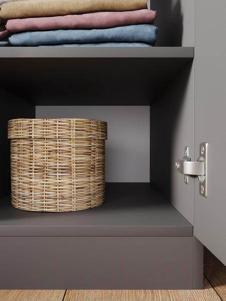 Изображение товара Шкаф ДСВ Мори МШ 400.1 (графит)