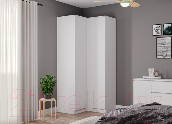 Изображение товара Шкаф ДСВ Мори угловой МШУ 960.1 (белый)