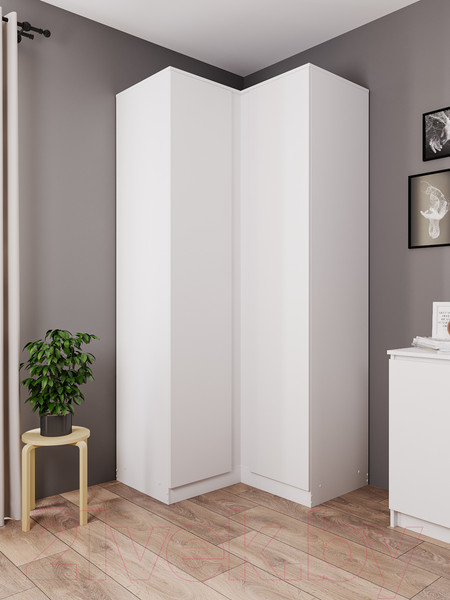 Изображение товара Шкаф ДСВ Мори угловой МШУ 960.1 (белый)