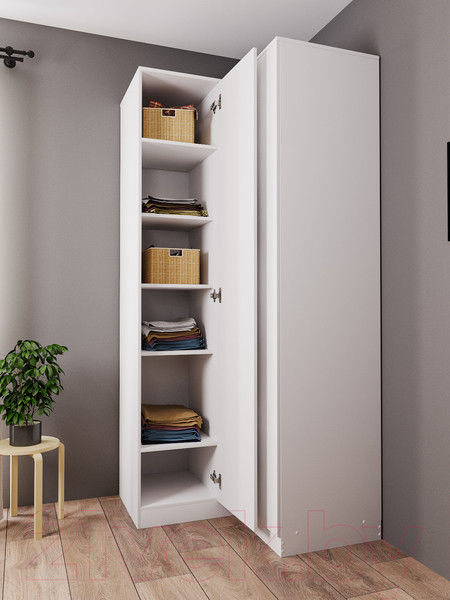 Изображение товара Шкаф ДСВ Мори угловой МШУ 960.1 (белый)