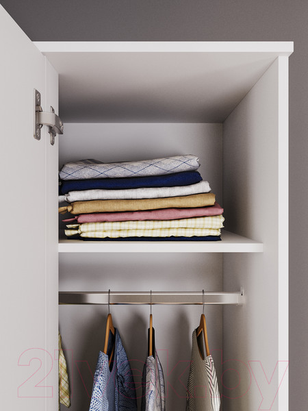 Изображение товара Шкаф ДСВ Мори угловой МШУ 960.1 (белый)