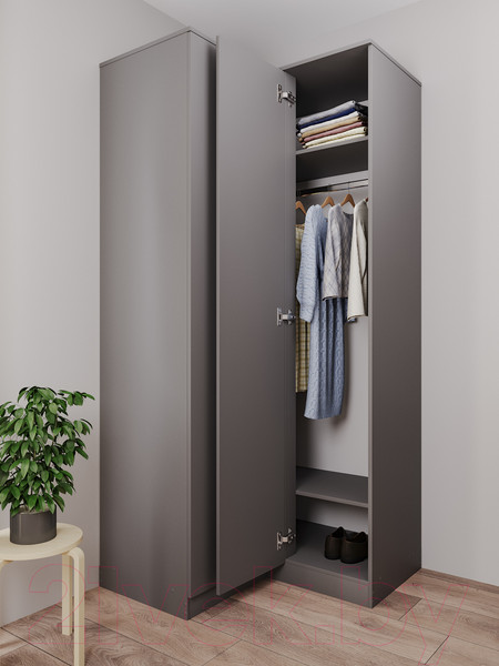 Изображение товара Шкаф ДСВ Мори угловой МШУ 960.1 (графит)