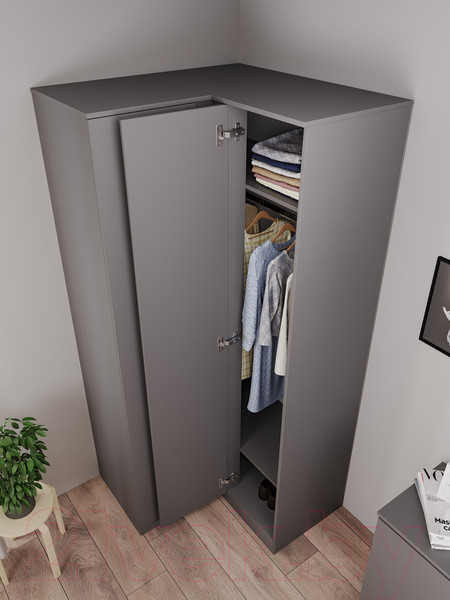 Изображение товара Шкаф ДСВ Мори угловой МШУ 960.1 (графит)