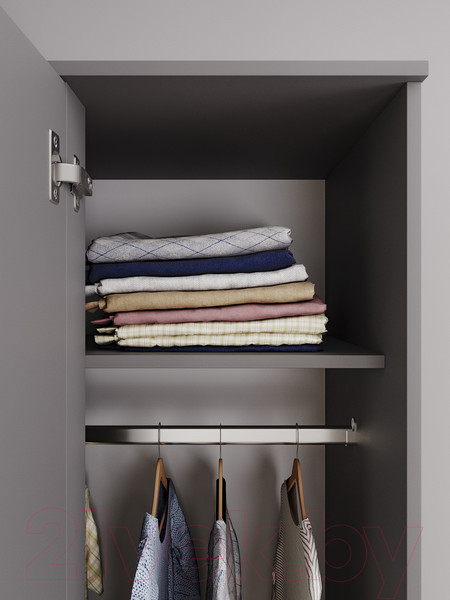 Изображение товара Шкаф ДСВ Мори угловой МШУ 960.1 (графит)