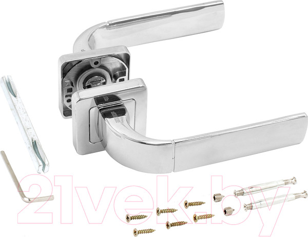 Изображение товара Ручка дверная Аллюр Арт Денио 2220 CP (хром)
