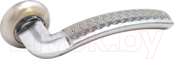 Изображение товара Ручка дверная Стандарт 26 SN/CP квадрат 130мм (матовый никель/хром)