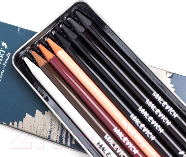 Изображение товара Набор цветных карандашей Малевичъ 197901 (8шт)