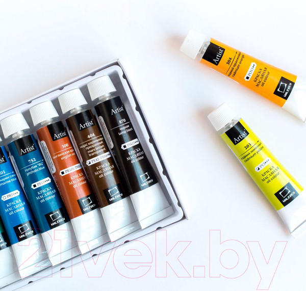 Изображение товара Масляные краски Малевичъ 520006 (12цв)