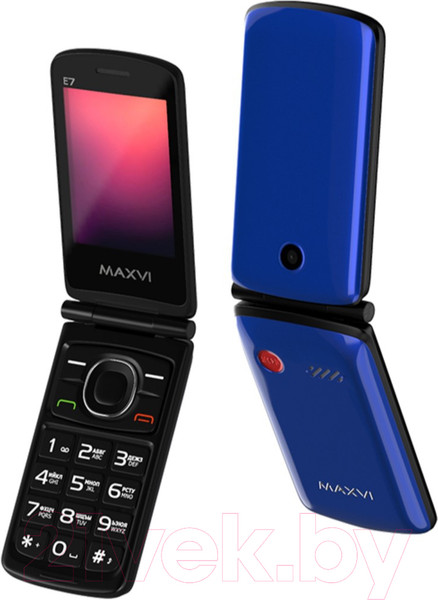 Изображение товара Мобильный телефон Maxvi E7 (синий)