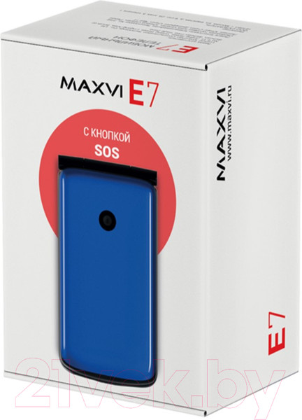 Изображение товара Мобильный телефон Maxvi E7 (красный)