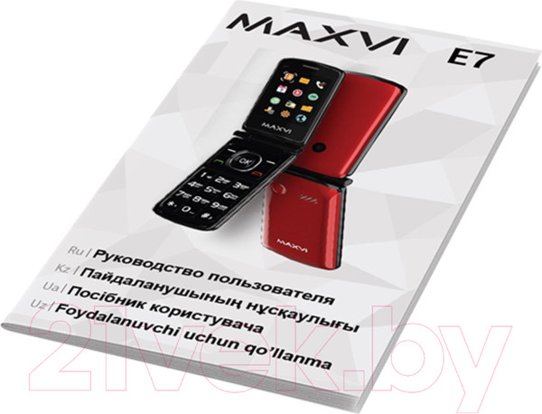 Изображение товара Мобильный телефон Maxvi E7 (красный)