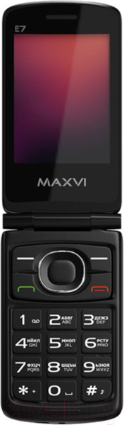Изображение товара Мобильный телефон Maxvi E7 (красный)