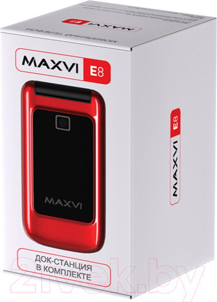 Изображение товара Мобильный телефон Maxvi E8 (красный)