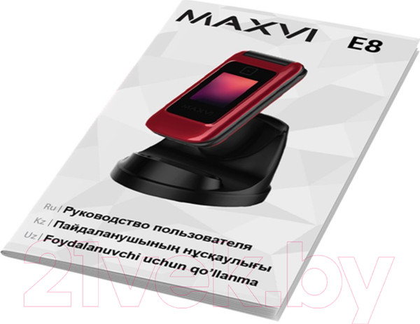 Изображение товара Мобильный телефон Maxvi E8 (красный)