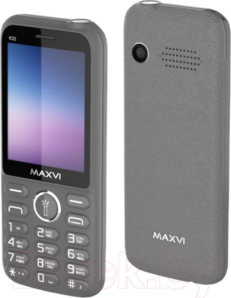 Изображение товара Мобильный телефон Maxvi K32 (серый)