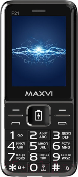 Изображение товара Мобильный телефон Maxvi P21 (черный)