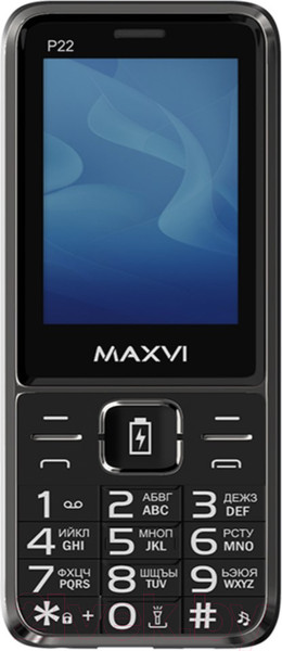 Изображение товара Мобильный телефон Maxvi P22 (черный)