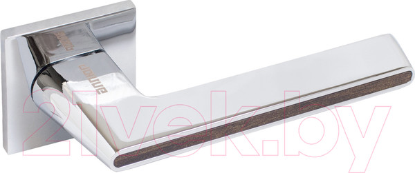 Изображение товара Ручка дверная Аллюр АРТ Адель 852KOD (хром/коричневое дерево)