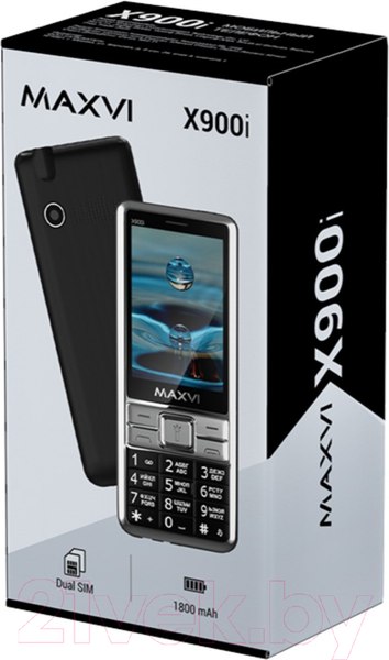 Изображение товара Мобильный телефон Maxvi X900i (маренго)
