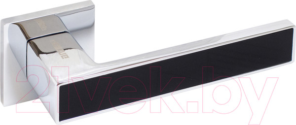 Изображение товара Ручка дверная Аллюр Арт Лана CP/BL 86215 (хром/черный)