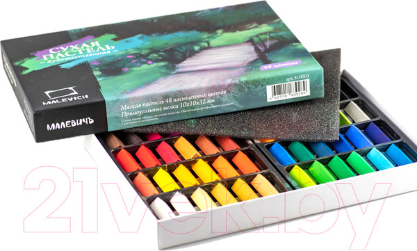 Изображение товара Набор сухой пастели Малевичъ 810003 (48цв)