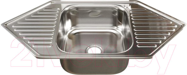 Изображение товара Мойка кухонная Mixline 532313 (с сифоном)