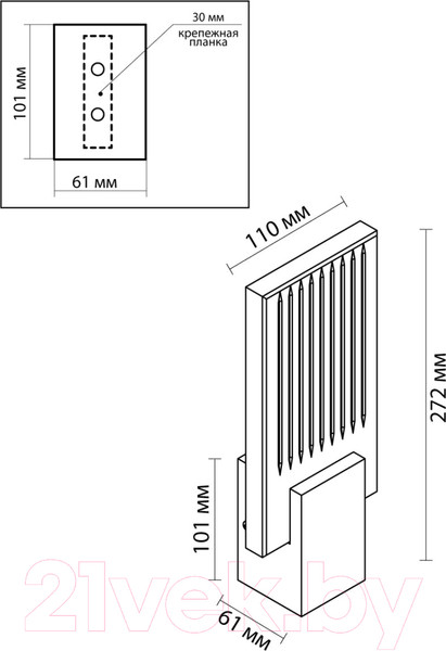 Изображение товара Бра Odeon Light Ricci 4362/5WL