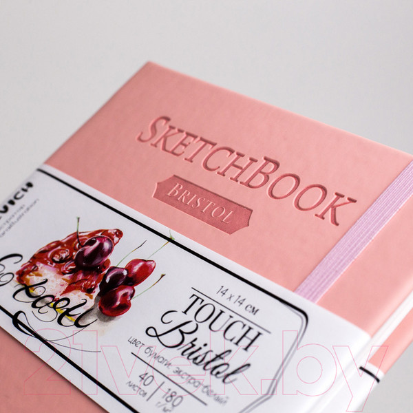 Изображение товара Скетчбук Малевичъ Bristol Touch / 401233 (40л, розовый)
