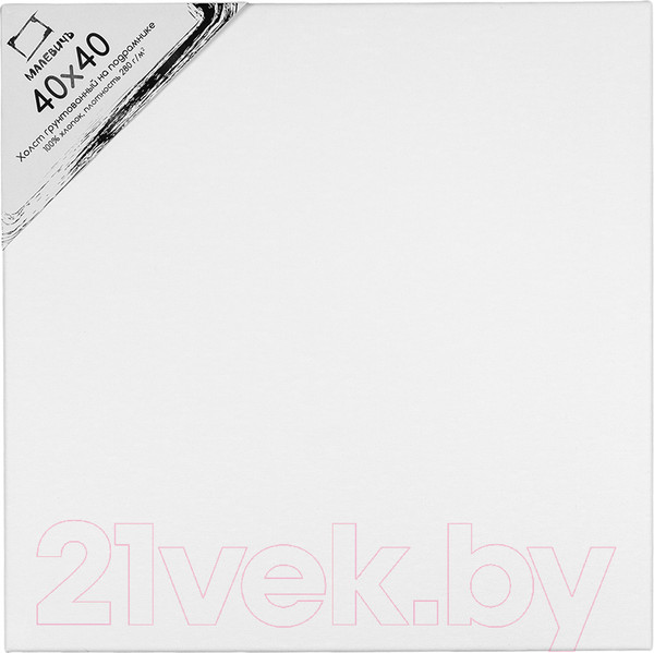 Изображение товара Холст для рисования Малевичъ На подрамнике / 234040 (40х40см, хлопок)