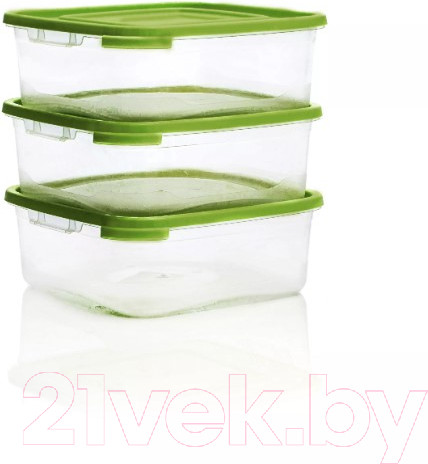 Изображение товара Набор контейнеров Полимербыт Каскад / C64001 (3шт)