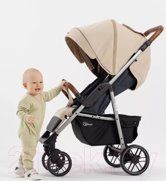 Изображение товара Детская прогулочная коляска Rant Vega 2023 / RA057 (бежевый)