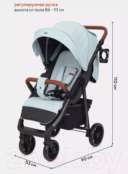 Изображение товара Детская прогулочная коляска Rant Vega 2023 / RA057 (синий)