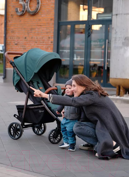 Изображение товара Детская прогулочная коляска Rant Vega 2023 / RA057 (зеленый)