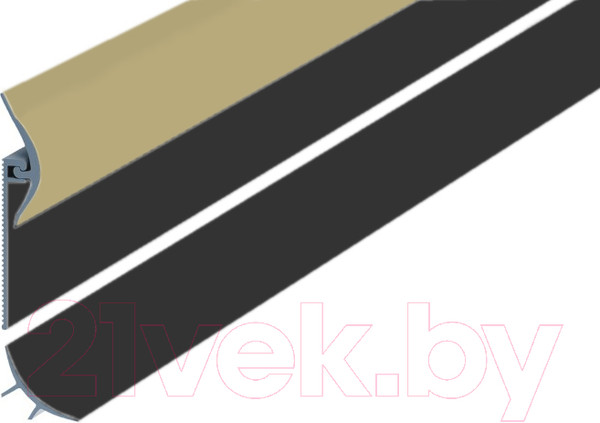 Изображение товара Плинтус Rico Каннелюрный для линолеума Бежевый (2.4м)