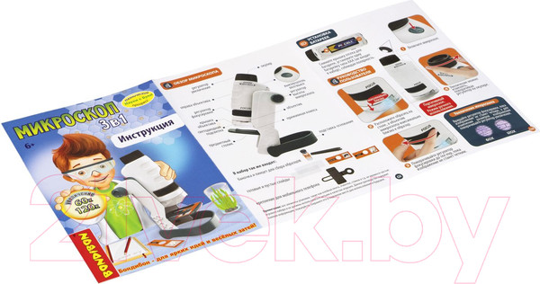 Изображение товара Микроскоп оптический Bondibon Французские опыты. Науки с Буки / ВВ5655