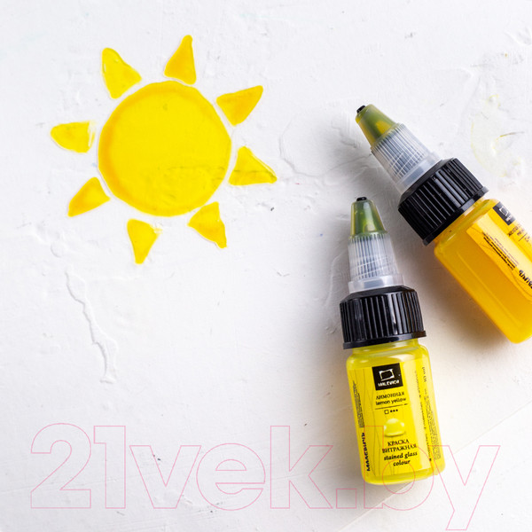 Изображение товара Набор для творчества Малевичъ 612007 (10мл, 12 цветов)