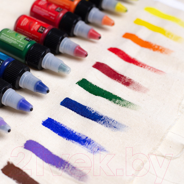 Изображение товара Акриловые краски Малевичъ 612008 (10мл, 12 цветов)