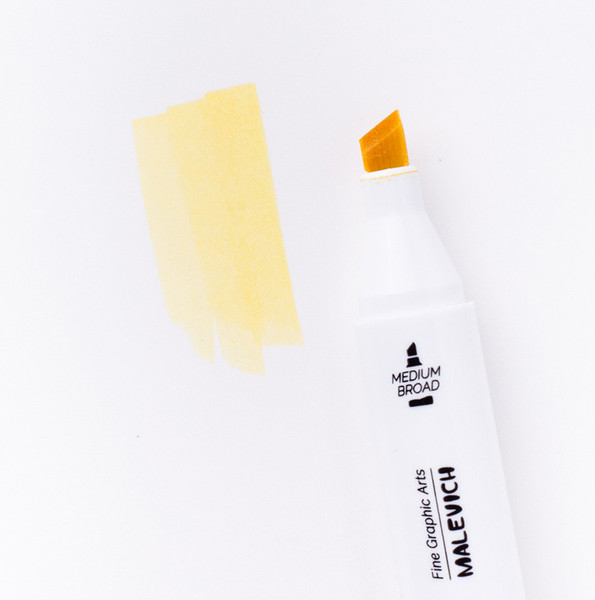 Изображение товара Маркер перманентный Малевичъ GrafArt Brush 190013 (ванильный)