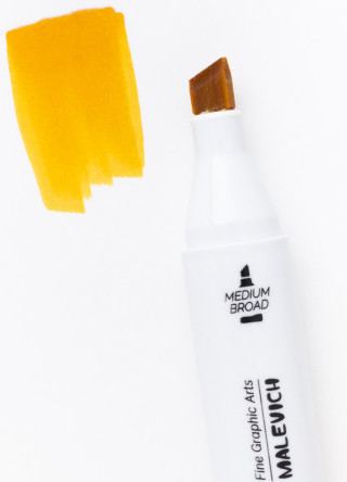 Изображение товара Маркер перманентный Малевичъ GrafArt Brush 190034 (золото)