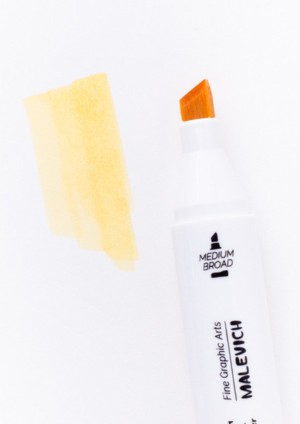 Изображение товара Маркер перманентный Малевичъ GrafArt Brush 190055 (лунный свет)